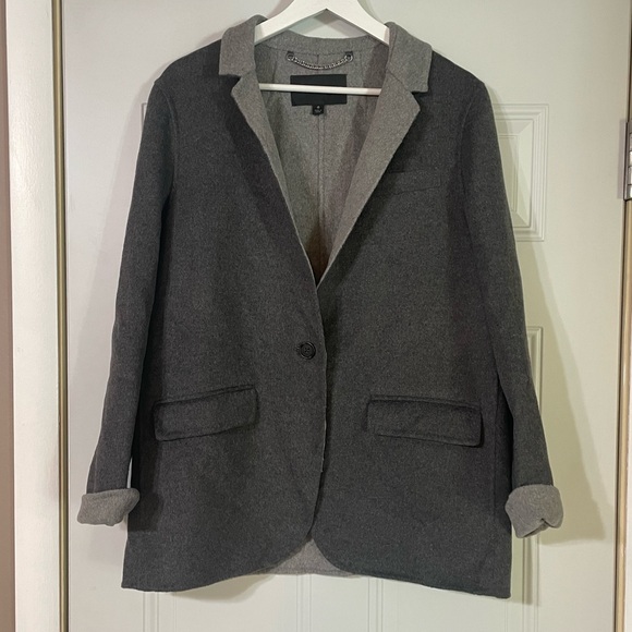 J. Crew Wool Blend Leighton Blazer Jacket Size 6 Gray - Picture 4 of 13